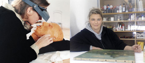 Bärbel Otterbeck bei der Arbeit